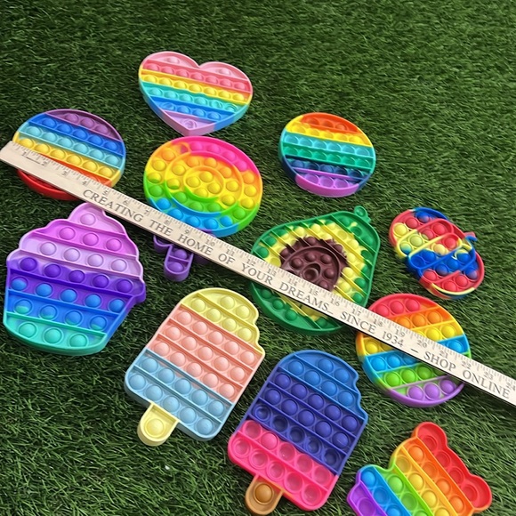 Fidget - Sensory Push Pop Toys - set of 11 - Medium size - Picture 12 of 13